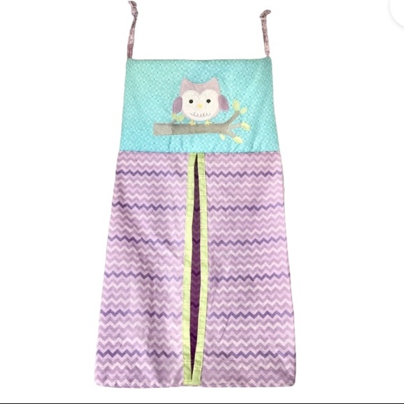 Nojo Love Birds collection Owl  Diaper Stacker 23" x 13" x  8" - Picture 1 of 10